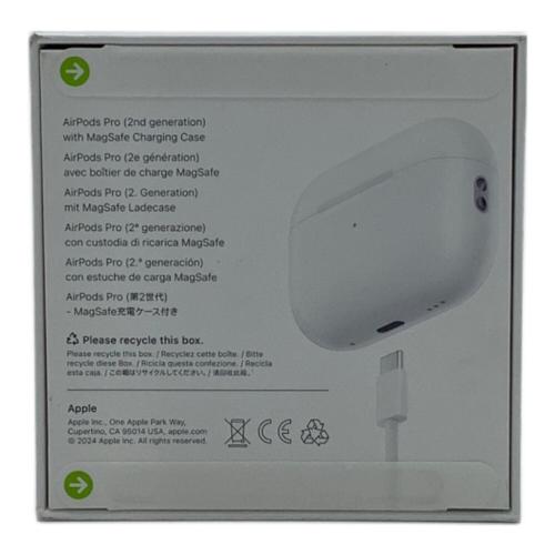 Apple (アップル) AirPods Pro(第2世代) USB-C端子＆MagSafe対応ケース MTJV3J/A DQ2XYWLF6D