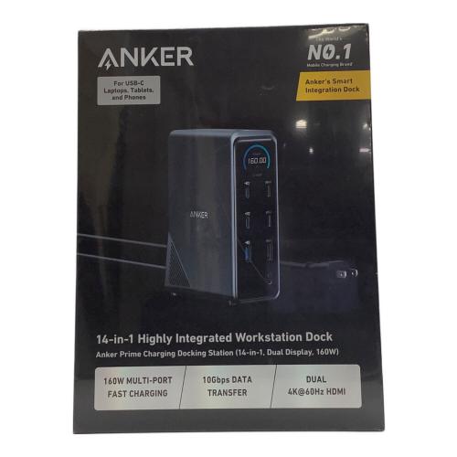 Anker (アンカー) ドッキングステーション Prime Charging Docking Station 14-in-1 Dual Display 160WA83B65A1
