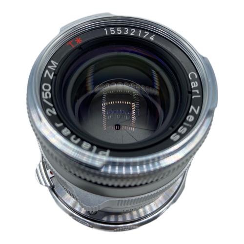 Carl Zeiss (カールツァイス) ズームレンズ 最大径 φ51.8mm Planar 2/50 ZM t 50mm f/2~f/22 -