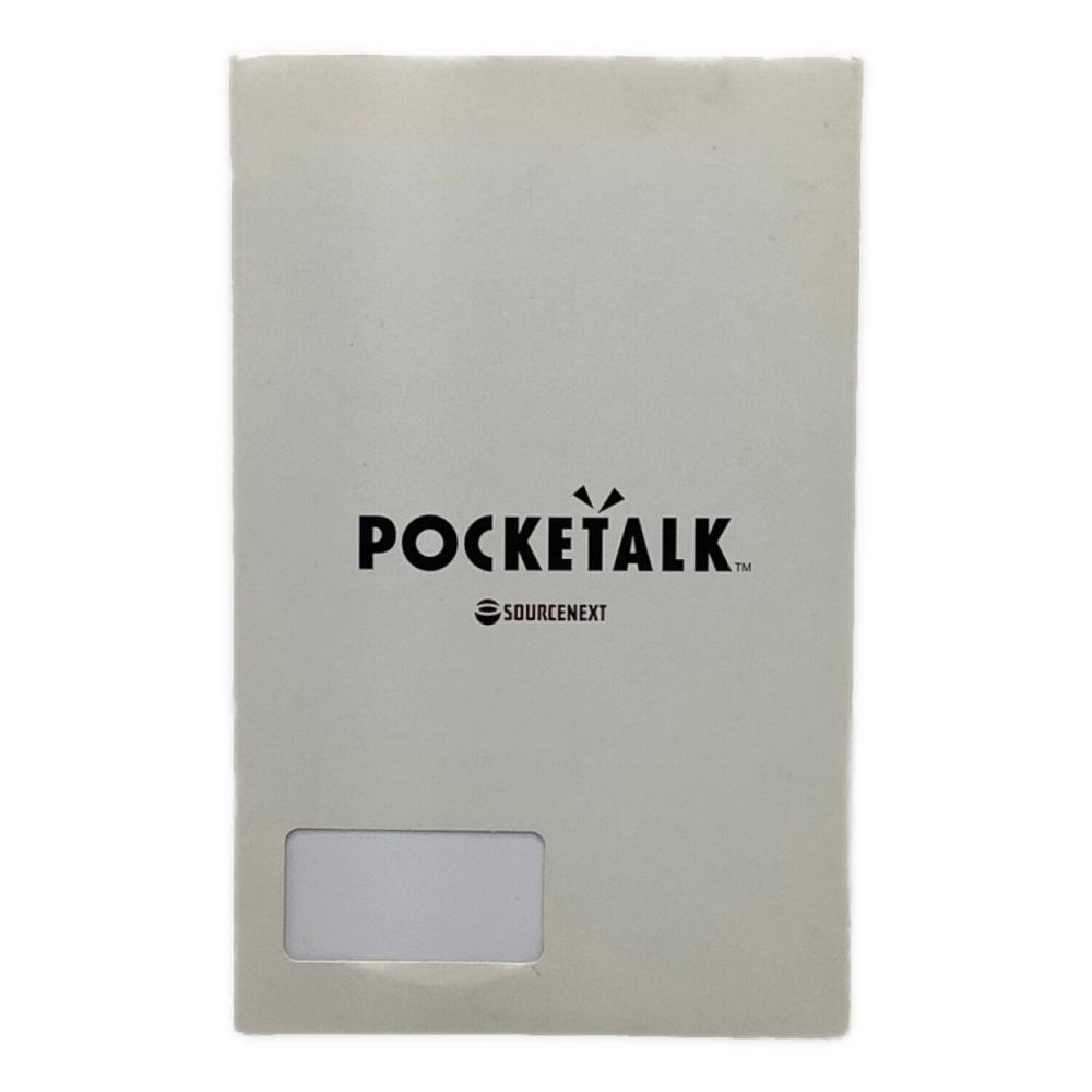 049 POCKETALK ポケトーク TT-101 ホワイト 中古 049 POCKETALK ポケトーク TT-101 ホワイト 中古 SIM付