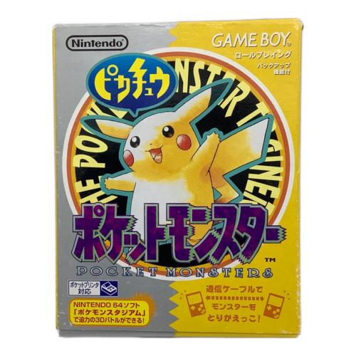 Nintendo (ニンテンドウ) ゲームボーイ用ソフト ポケットモンスターピカチュウ