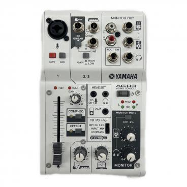 YAMAHA (ヤマハ) ミキサー AG03 MK2｜トレファクONLINE
