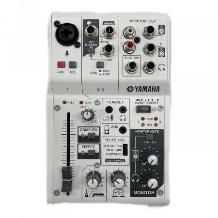 ☆美品☆　YAMAHA AG03　動作確認済 YAMAHA (ヤマハ) ウェブキャスティングミキサー AG03 動作確認済み