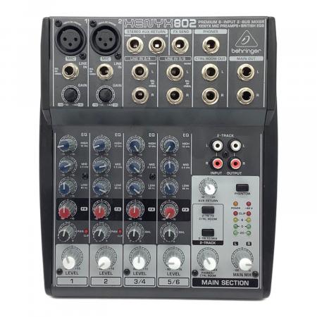 BEHRINGER (ベリンガー) アナログミキサー XENYX802｜トレファクONLINE