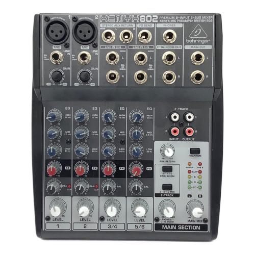 BEHRINGER (ベリンガー) アナログミキサー XENYX802