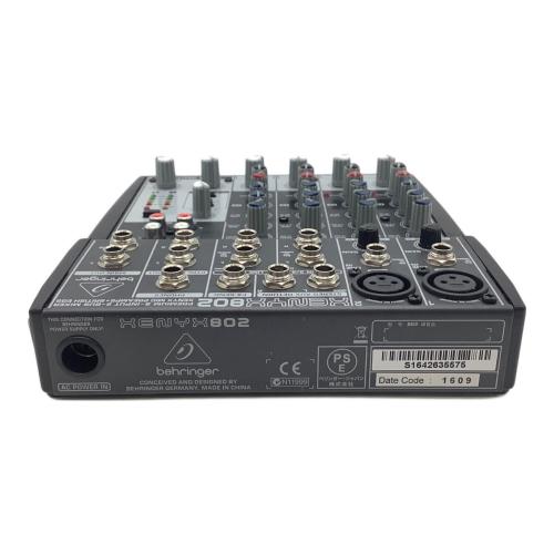 BEHRINGER (ベリンガー) アナログミキサー XENYX802