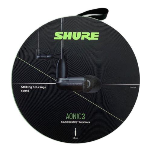 SHURE (シュア) カナル型 高遮音性イヤホン AONIC3 SE31BABKUNI-A