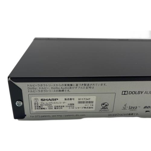 SHARP (シャープ) Blu-rayレコーダー BD-NS520 2017年製