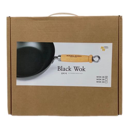 MINIMAL WORKS (ミニマルワークス) フライパン ブラック Black Wok26