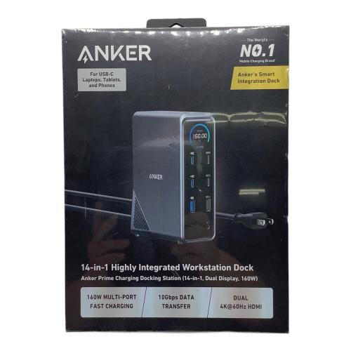 Anker (アンカー) ドッキングステーション Prime Charging Docking Station 14-in-1 Dual Display 160WA83B65A1