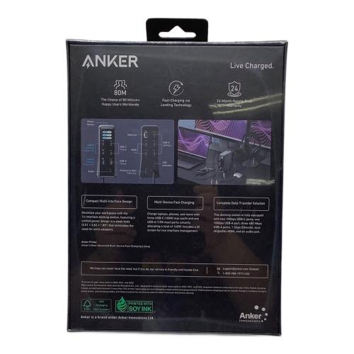 Anker (アンカー) ドッキングステーション Prime Charging Docking Station 14-in-1 Dual Display 160WA83B65A1