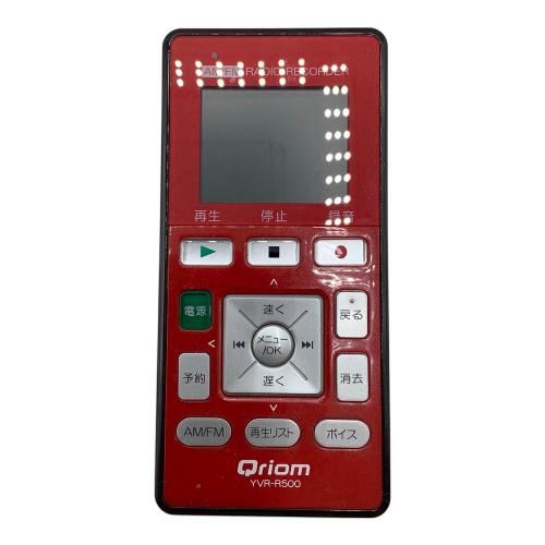 Qriom (キュリオム) ラジオボイスレコーダー  YVR-R500
