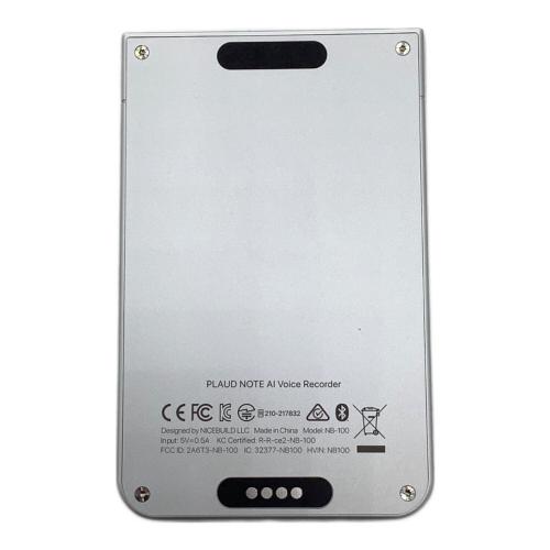 PLAUD (プラウド) AIボイスレコーダー NB-100 -