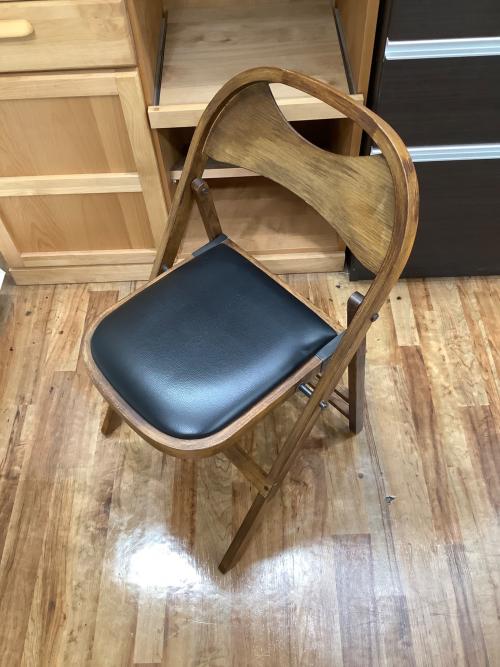 ACME Furniture (アクメファニチャー) 折りたたみチェアー ブラック×ナチュラル