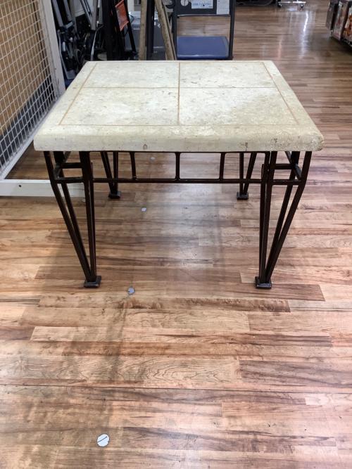 INSPECTED テーブル ベージュ×ブラウン