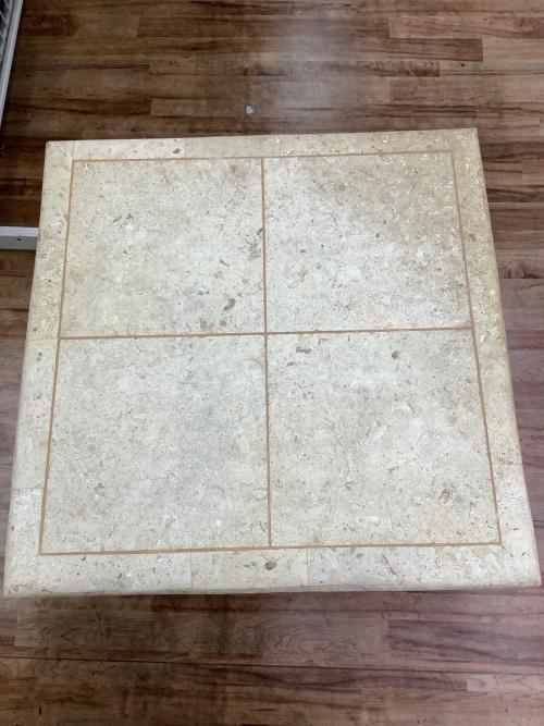 INSPECTED テーブル ベージュ×ブラウン