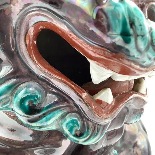 九谷焼 (クタニヤキ) 玉乗り獅子