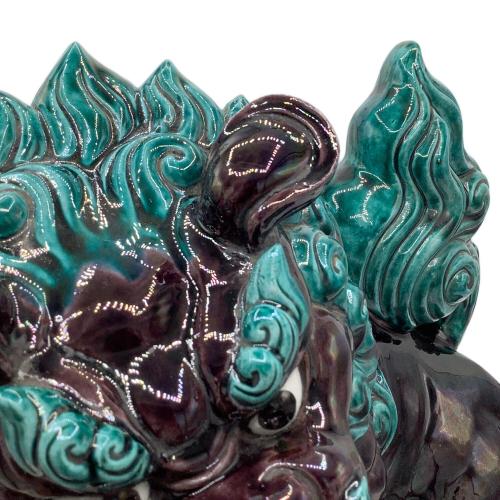 九谷焼 (クタニヤキ) 玉乗り獅子