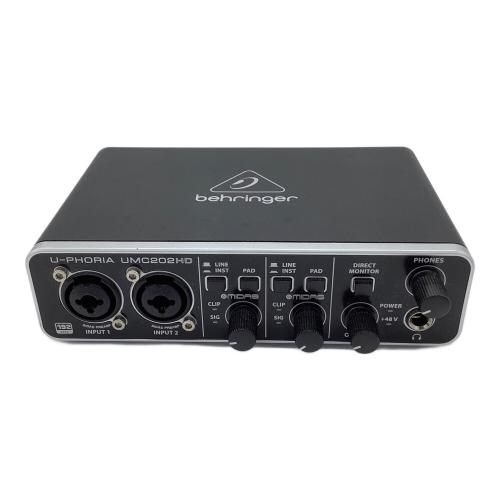 BEHRINGER (ベリンガー) U-PHORIA 2-Channel UMC202HD