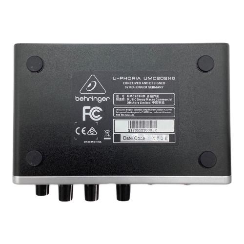 BEHRINGER (ベリンガー) U-PHORIA 2-Channel UMC202HD
