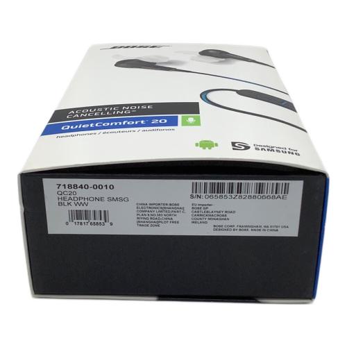 BOSE (ボーズ) イヤホン ブラック QUIETCOMFORT 20