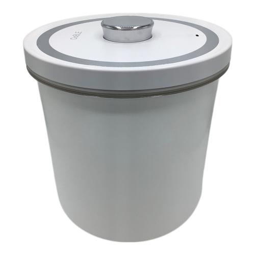 OoBLE (オーブル) 真空保存容器 ホワイト