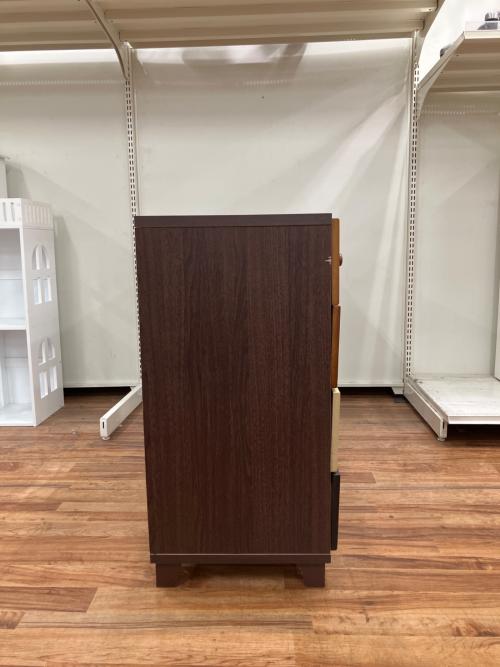 中村敬木工 (ナカムラタカシモッコウ) チェスト マルチカラー 取っ手一部非純正 4段