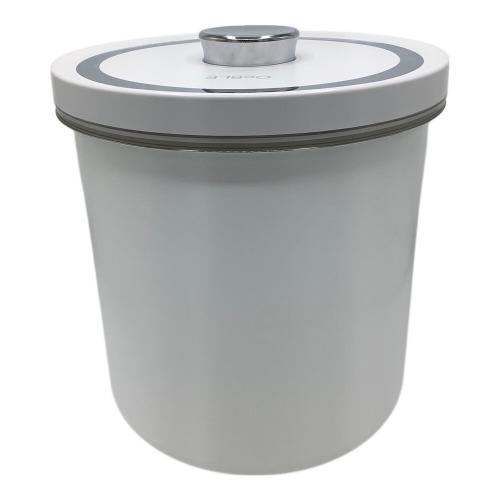 OoBLE (オーブル) 真空保存容器 ホワイト