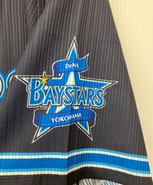 横浜DeNAベイスターズ (ヨコハマディーエヌエーベイスターズ) ベースボールシャツ ネイビー×ブルー サイズ:FREE
