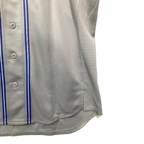 横浜DeNAベイスターズ (ヨコハマディーエヌエーベイスターズ) ベースボールシャツ グレー×ブルー サイズ:FREE