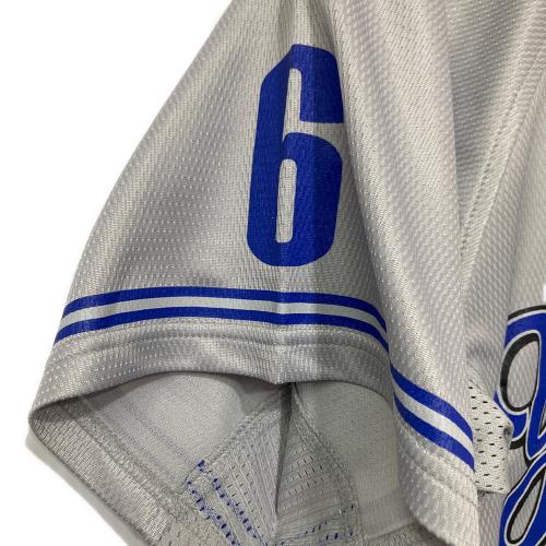 横浜DeNAベイスターズ (ヨコハマディーエヌエーベイスターズ) ベースボールシャツ グレー×ブルー サイズ:FREE