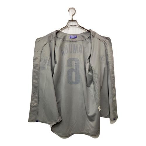 横浜DeNAベイスターズ (ヨコハマディーエヌエーベイスターズ) ベースボールシャツ グレー×ブルー サイズ:FREE