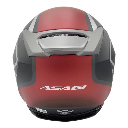 【お取引先確定】kabuto ASAGI系ヘルメット 2016年製　中古品 ASAGI バイク用ヘルメット 59~60cm kabuto 2016年製 PSCマーク(バイク