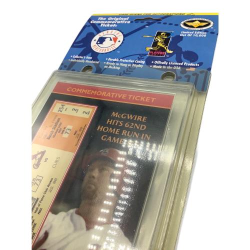 The Original Commermorative Ticket マーク・マグワイア  本塁打更新 10000個限定