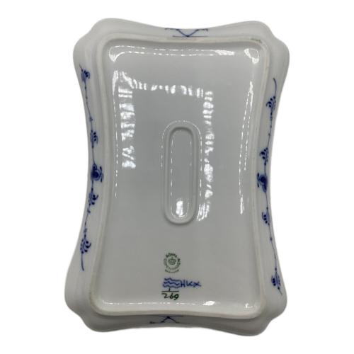 ROYAL COPENHAGEN (ロイヤル・コペンハーゲン) スクエアプレート ブルーフルーテッド・プレイン