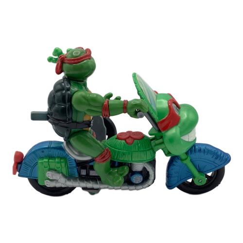 フィギュア ミュータントタートルズラファエロ&トゥーンサイクル