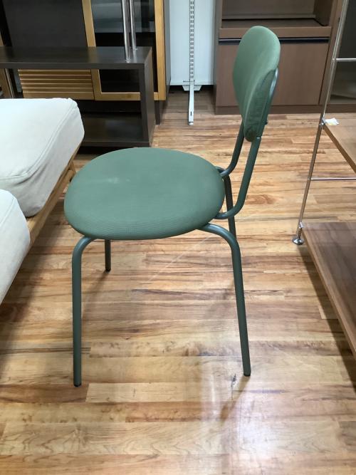 ダイニングチェアー グリーン 1人掛け