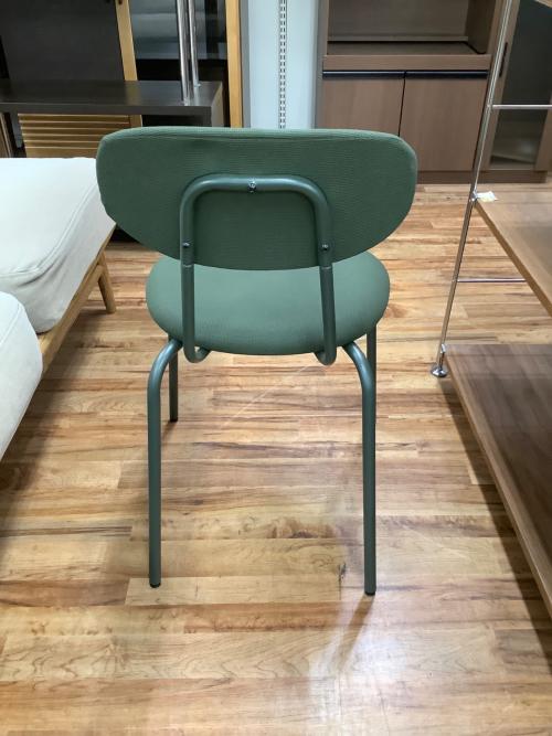 ダイニングチェアー グリーン 1人掛け