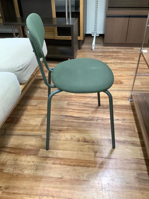 ダイニングチェアー グリーン 1人掛け
