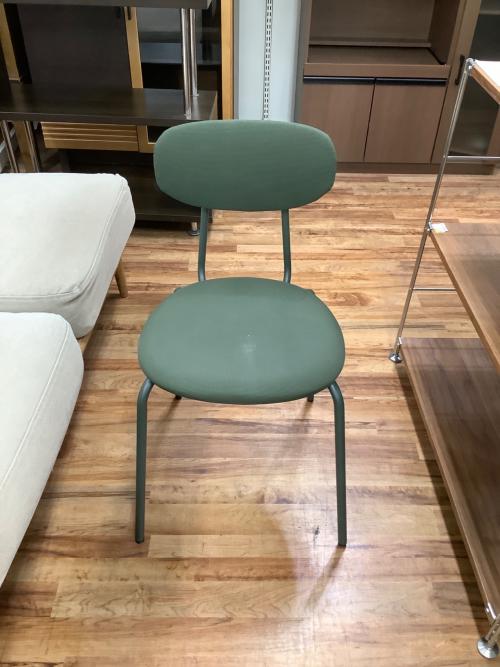 ダイニングチェアー グリーン 1人掛け