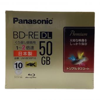 Panasonic (パナソニック)  LM-BE50P10 録画用 BD-RE DL 1-2倍速 50GB 10枚