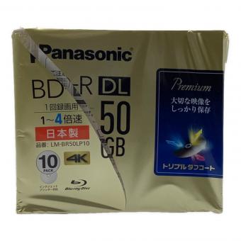 Panasonic (パナソニック) BD-R M-BR50LP10 録画用 BD-R DL 1-4倍速 50GB 10枚