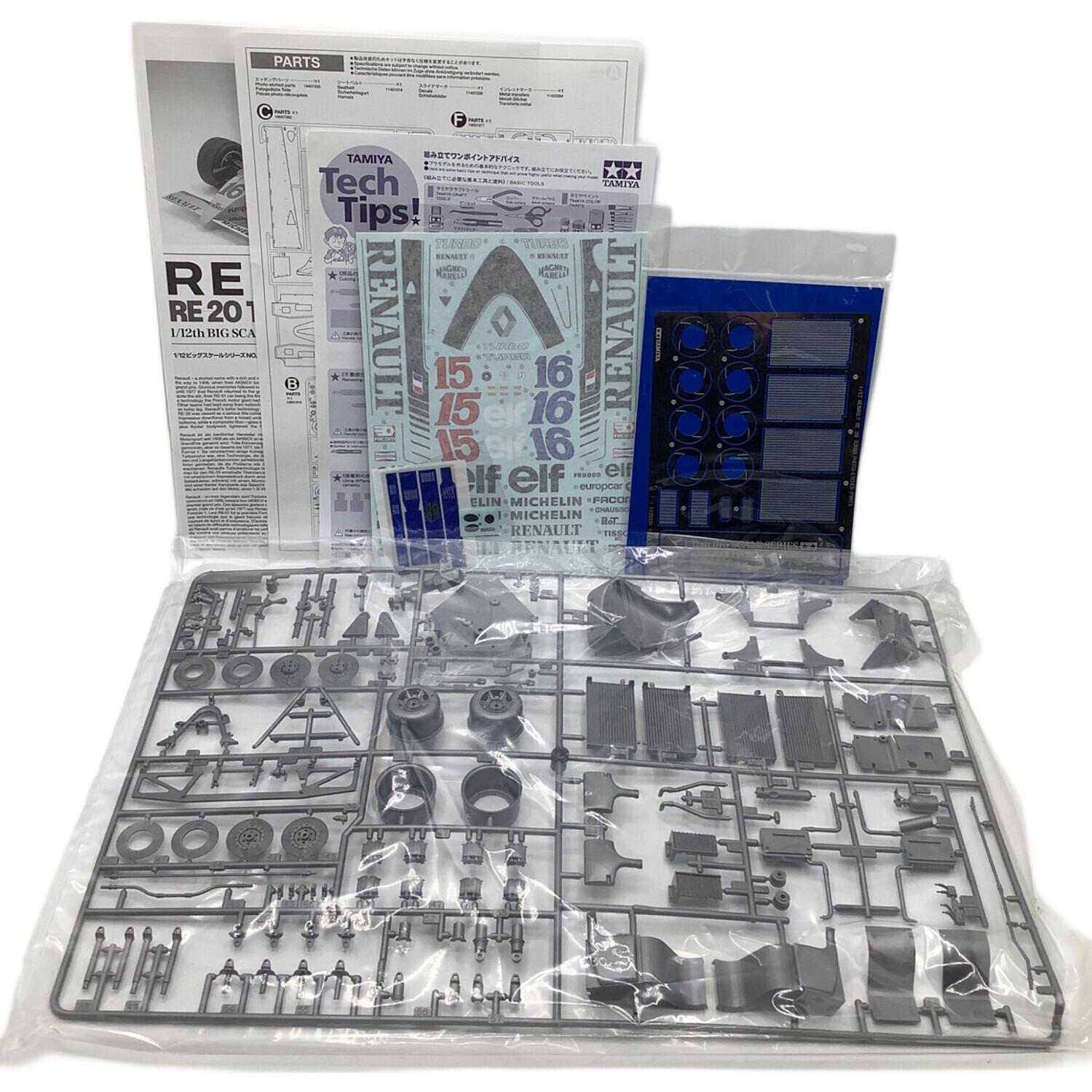 TAMIYA (タミヤ) プラモデル 1/12 ルノーRE20ターボ (エッチング 