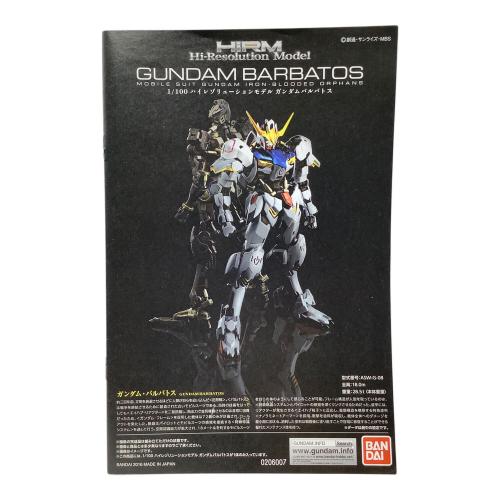 BANDAI (バンダイ) ガンプラ 1/100 ハイレゾリューションモデル ガンダムバルバトス