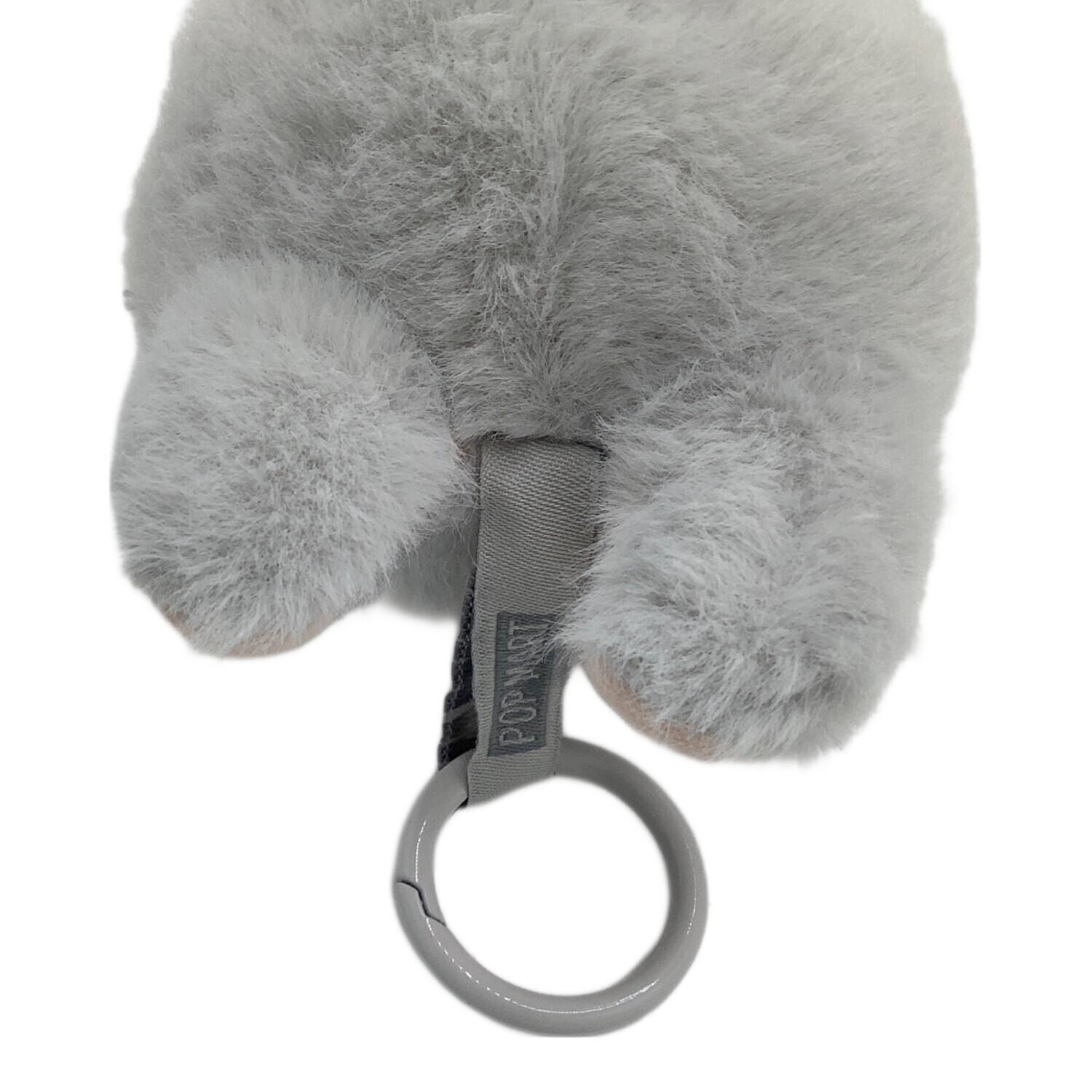 LABUBU グレー ファーポーチ THE MONSTERS 新品未使用 POPMART (ポップマート) THE MONSTERS LABUBU Have a Seat 12402230008