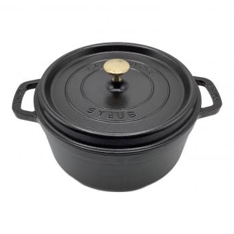 Staub (ストウブ) ココットラウンド ブラック 24cm