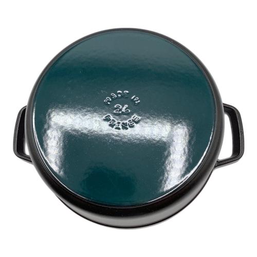 Staub (ストウブ) ココットラウンド ブラック 24cm