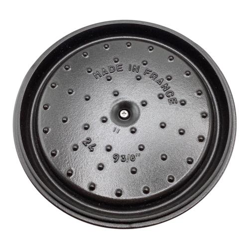 Staub (ストウブ) ココットラウンド ブラック 24cm