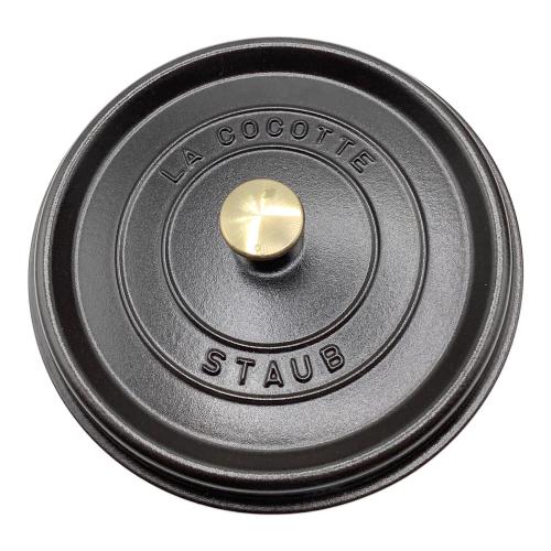 Staub (ストウブ) ココットラウンド ブラック 24cm