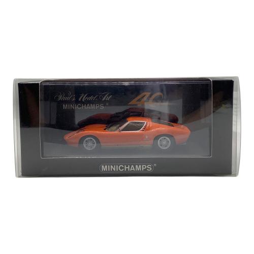 MINICHAMPS (ミニチャンプス) モデルカー 1/43 Lamborghini Miura 1966(オレンジ) 40th Anniversary